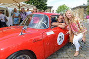 Frauke Ludowig und Ehemann Kai Roeffen  7. Schloss Bensberg Classics im Grandhotel Schloss Bensberg in Bergisch Gladbach am 18.07.2015 Foto: BrauerPhotos &copy; H.Fuhr f&uuml;r Volkswagen 